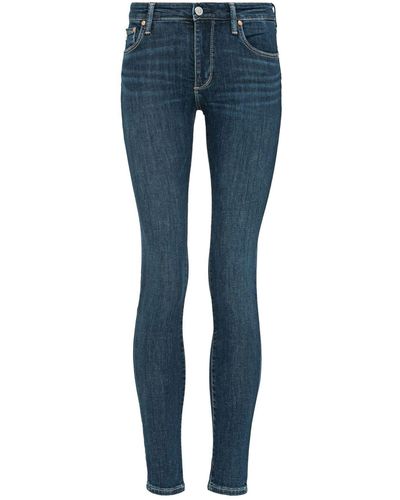 AG Jeans 7/8- Jeans LEGGING ANKLE aus Baumwolle - Blau