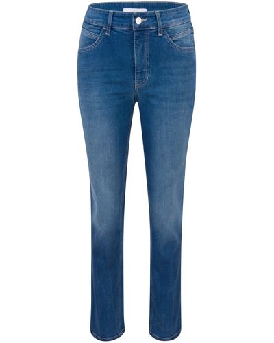 M·a·c Stretch-Jeans MELANIE new authentic mid blue used 5040-90-0386 D640 - Blau