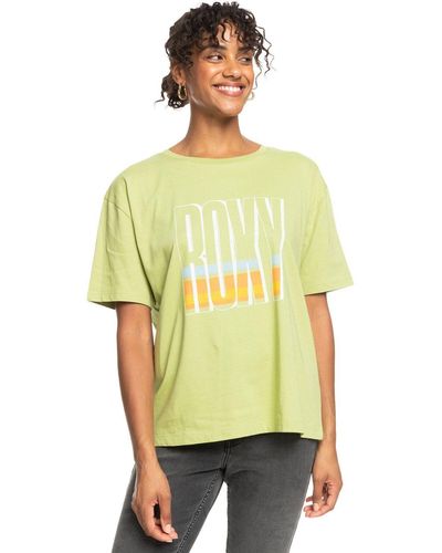 Roxy T-Shirt Sand Under The Sky - Gelb