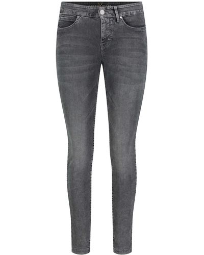 M·a·c Stretch-Jeans DREAM SKINNY dark grey authentic wash 5402-90-0355L D924 - Grau