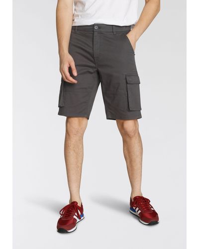 Only & Sons Cargoshorts CAM STAGE CARGO SHORTS - Grau