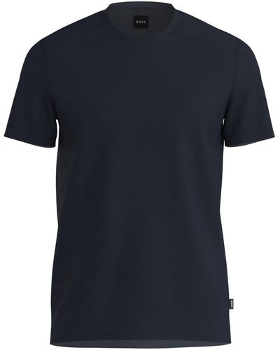 BOSS T-Shirt Thompson 50 (1-tlg) - Blau