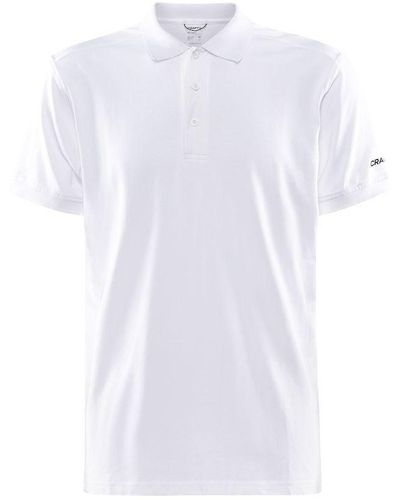 C.r.a.f.t Poloshirt Core Blend Polo Shirt - Weiß