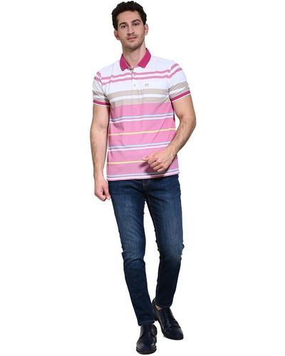 Monari T-Shirt Polo HAKA - Pink