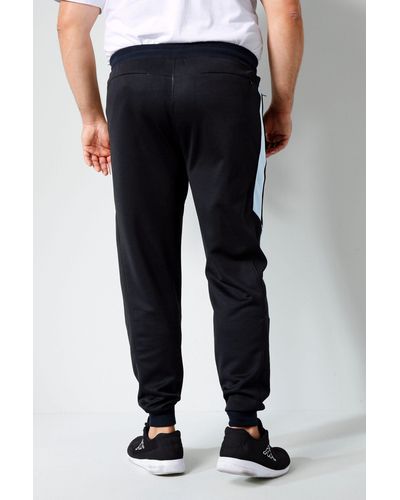 Men Plus 5-Pocket-Jeans Jogginghose Spezialschnitt - Schwarz