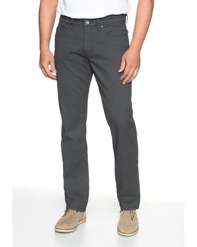 Stooker Men 5-Pocket-Jeans Frisco Print Straight Fit - Blau