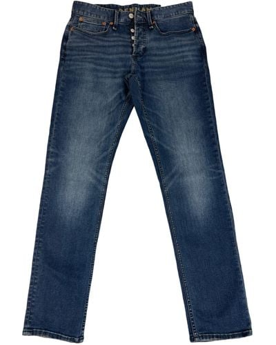 Denham Gerade Jeans - Blau
