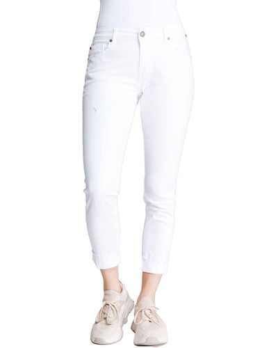 Zhrill Fit- Skinny Jeans NOVA Weiß angenehmer Tragekomfort