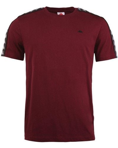 Kappa T-Shirt mit modischem Crewneck - Rot