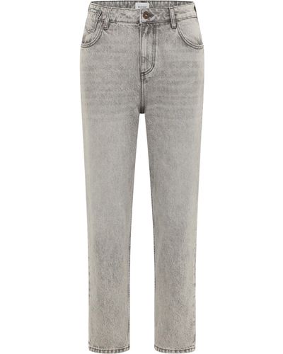 Mustang Mom-Jeans Style Charlotte Tapered - Grau