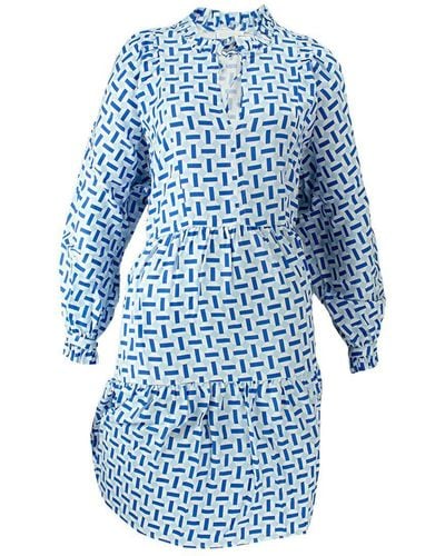 Better Rich W51252300 Kleid mit Muster Sommerkleid Hollywood - Blau