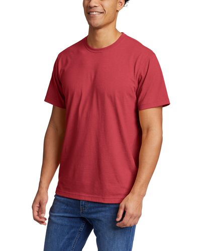 Eddie Bauer T-Shirt Legend Wash Pro - Rot