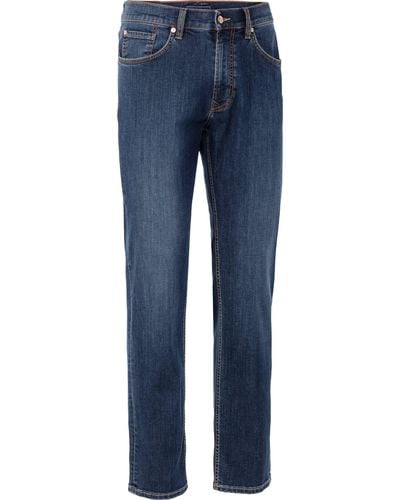 Otto Kern Stretch-Jeans im 5-Pocket-Style aus weichem Denim-Gewebe - Blau