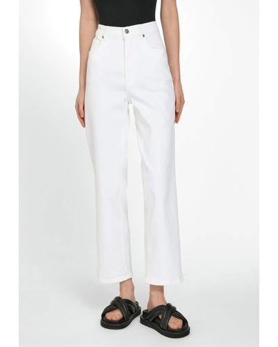 WALL London 5-Pocket-Jeans Cotton mit modernem Design - Weiß