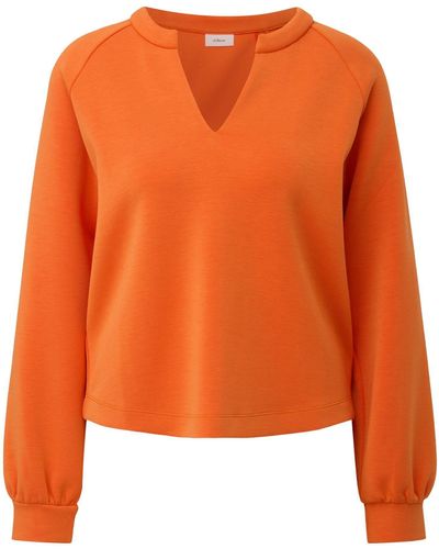 S.oliver Strickpullover Sweatshirt - Orange