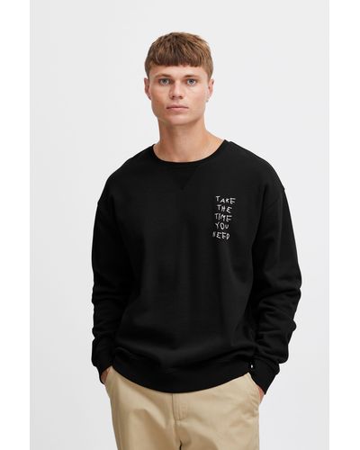 Solid Sweatshirt SDHalvard - Schwarz