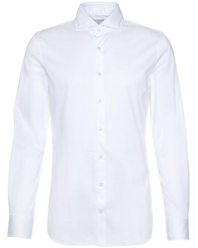Baldessarini Langarmhemd Henry M (1-tlg) - Weiß