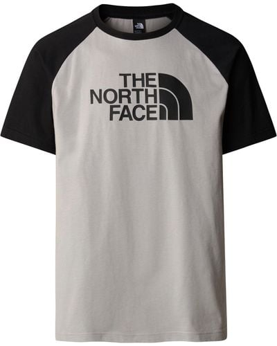 The North Face T-Shirt M /S RAGLAN EASY TEE - Schwarz