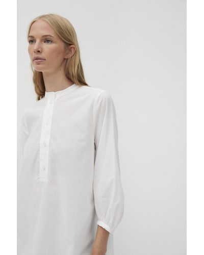 THE FASHION PEOPLE Blusentop Blouse Solid - Weiß