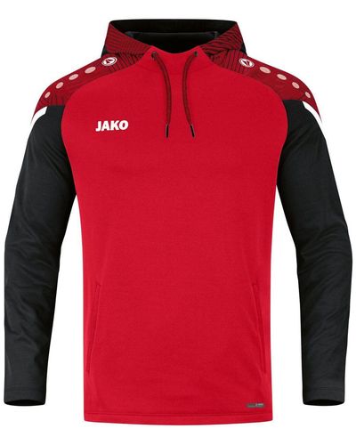 JAKÒ Sweatshirt Kapuzensweat Performance - Rot