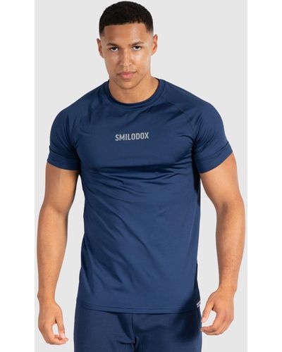 Smilodox T-Shirt Maison - Blau