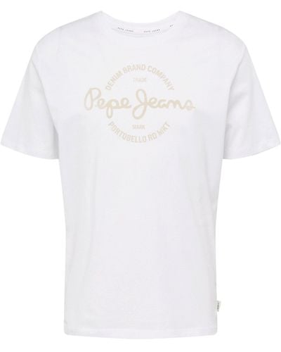 Pepe Jeans T-Shirt CRAIGTON (1-tlg) - Weiß