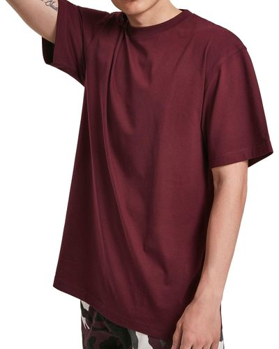 Urban Classics Tall Tee T-Shirt Oversize extra lang geschnitten - Rot