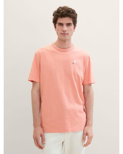 Tom Tailor T-Shirt mit Bio-Baumwolle - Pink