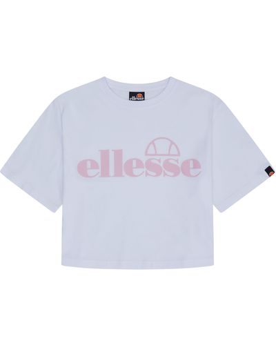 Ellesse D T-SHIRT mit Logodruck - Blau