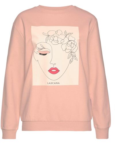 Lascana Sweatshirt Loungeanzug - Pink