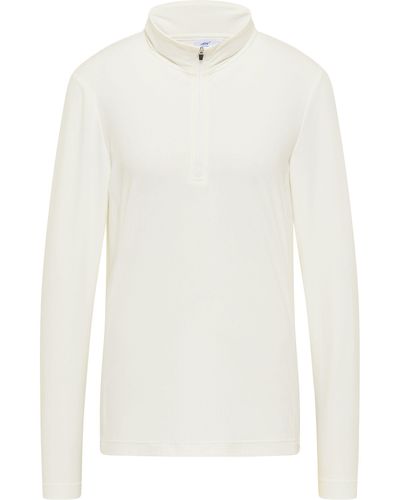 JOY sportswear Sweatshirt Zip-Shirt FRANCA - Weiß