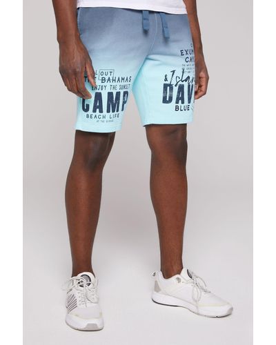 Camp David Sporthose mit Elastikbund und Kordel - Blau