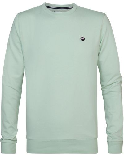 Petrol Industries Sweatshirt Men Sweater Round Neck - Grün