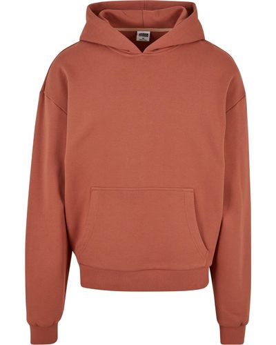 Urban Classics Sweatshirt Ultra Heavy Hoody (1-tlg) - Orange