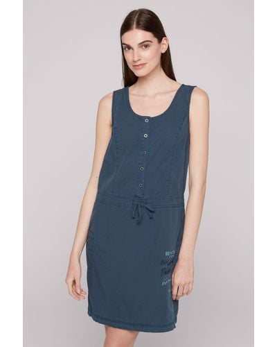 SOCCX Sommerkleid aus Baumwolle - Blau