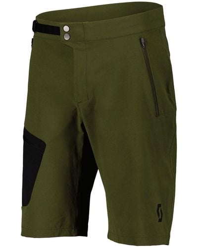 Scott 3/4-Hose Explorair Light Shorts mit verstellbarem Bund - Grün