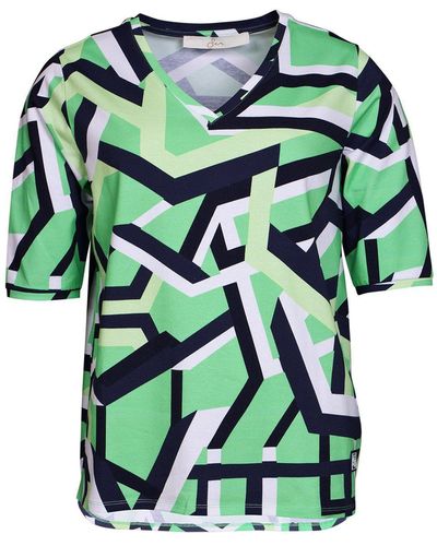 SER T- Shirt Grafik Design W4240108 auch in groß Größen - Grün