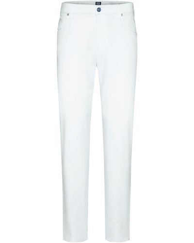 Meyer 5-Pocket-Jeans aus Biobaumwolle - Weiß