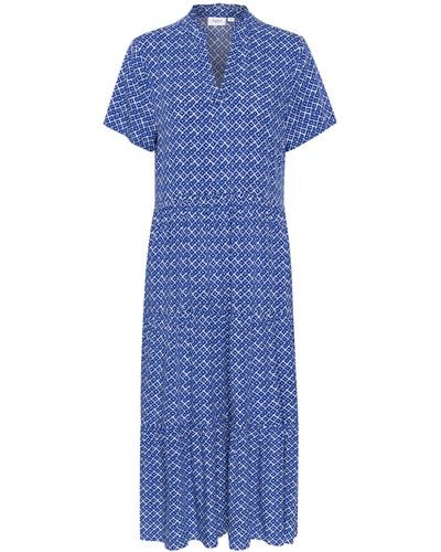 Saint Tropez Jerseykleid Kleid EdaSZ - Blau