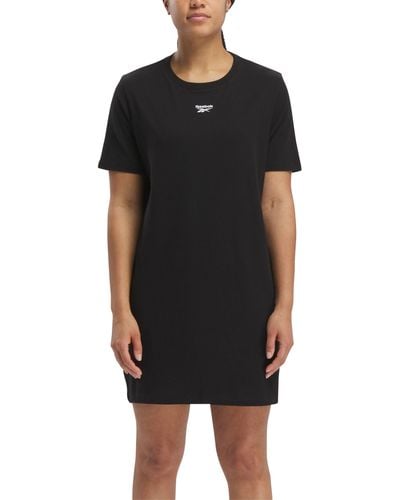 Reebok Shirtkleid RI Tshirt Dress - Schwarz