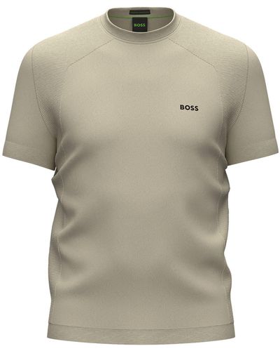 BOSS T-Shirt Momentum_Lite_T24 (1-tlg) - Grau