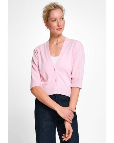 include Cardigan Cashmere (1-tlg) - Pink