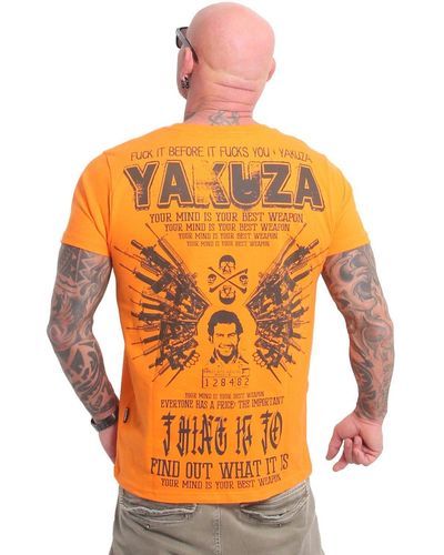 Yakuza T-Shirt Best Weapon - Orange