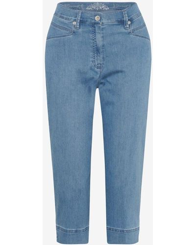 RAPHAELA by BRAX 5-Pocket-Jeans Style CAREN CAPRI S - Blau