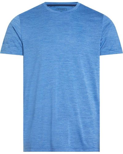 ENERGETICS Kurzarmshirt He.-T-Shirt Telly SS M MELANGE//BLUE LI - Blau
