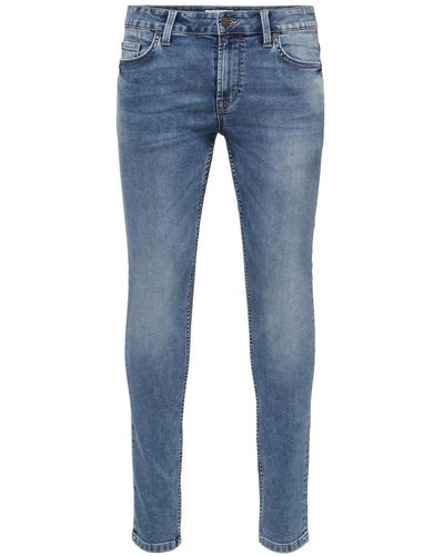 Only & Sons Regular-fit-Jeans ONSLOOM SLIM BLUE JOG PK 8653 NOOS - Blau