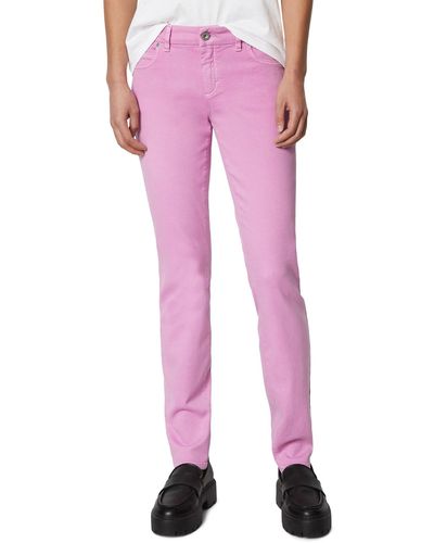 Marc O' Polo 5-Pocket-Hose aus softem Stretch-Twill - Pink