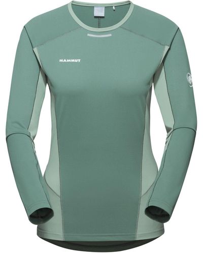 Mammut Aenergy FL Longsleeve Women Funktionsshirt - Grün