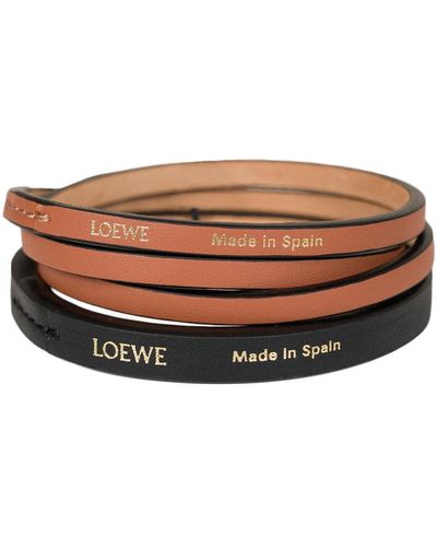 Loewe Set de brazaletes - Blanco