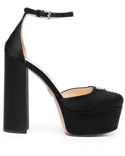 Prada Zapatos de tacón con plataforma - Negro